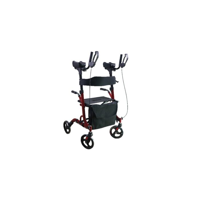Podpórka rehabilitacyjna 4-kołowa aluminiowa z podparciem łokci SUPPORT AR-028