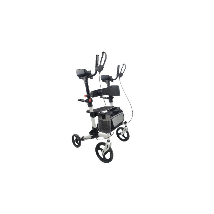Podpórka rehabilitacyjna 4-kołowa aluminiowa z podparciem łokci SUPPORT PLUS AR-029