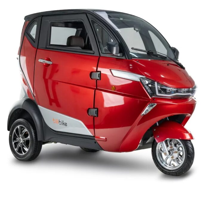 Skuter elektryczny zabudowany MICRO CAR BILI BIKE ECO3 J1 LIT 105Ah, 45km/h dla seniora