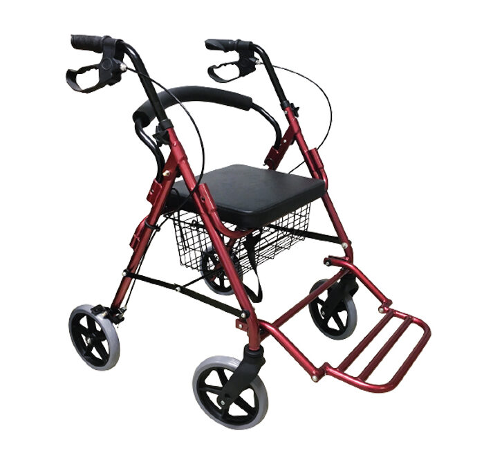 Podpórka rehabilitacyjna 4-kołowa – aluminiowa COMFORT Armedical AR-022